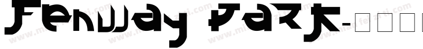 Fenway Park字体转换